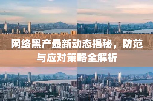 網(wǎng)絡(luò)黑產(chǎn)最新動(dòng)態(tài)揭秘，防范與應(yīng)對(duì)策略全解析
