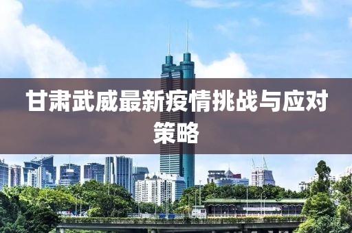 甘肅武威最新疫情挑戰(zhàn)與應(yīng)對(duì)策略