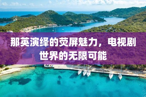 那英演繹的熒屏魅力，電視劇世界的無限可能