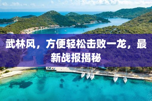 武林風(fēng)，方便輕松擊敗一龍，最新戰(zhàn)報(bào)揭秘