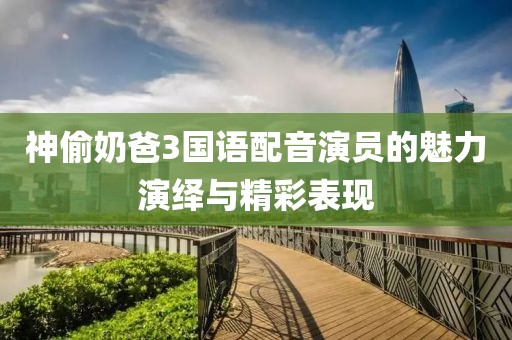 神偷奶爸3國語配音演員的魅力演繹與精彩表現(xiàn)