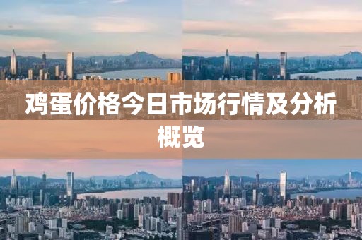 雞蛋價格今日市場行情及分析概覽
