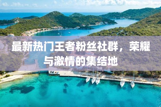 最新熱門王者粉絲社群，榮耀與激情的集結(jié)地