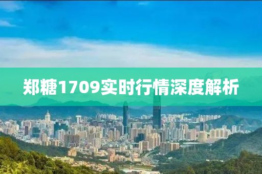 鄭糖1709實時行情深度解析