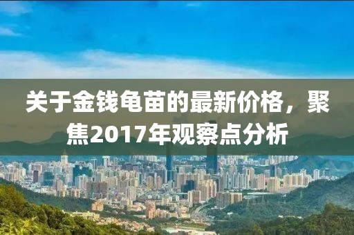 關(guān)于金錢龜苗的最新價格，聚焦2017年觀察點(diǎn)分析