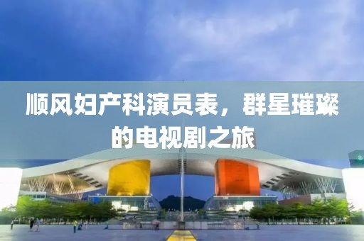 順風(fēng)婦產(chǎn)科演員表，群星璀璨的電視劇之旅