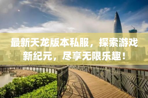 最新天龍版本私服，探索游戲新紀(jì)元，盡享無(wú)限樂趣！
