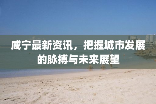咸寧最新資訊，把握城市發(fā)展的脈搏與未來(lái)展望