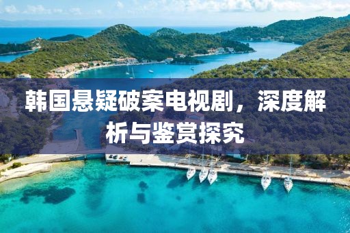 韓國懸疑破案電視劇，深度解析與鑒賞探究