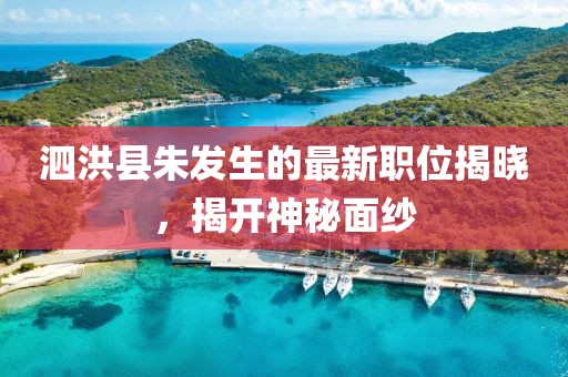 泗洪縣朱發(fā)生的最新職位揭曉，揭開神秘面紗