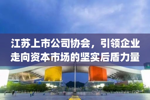 江蘇上市公司協(xié)會(huì)，引領(lǐng)企業(yè)走向資本市場的堅(jiān)實(shí)后盾力量