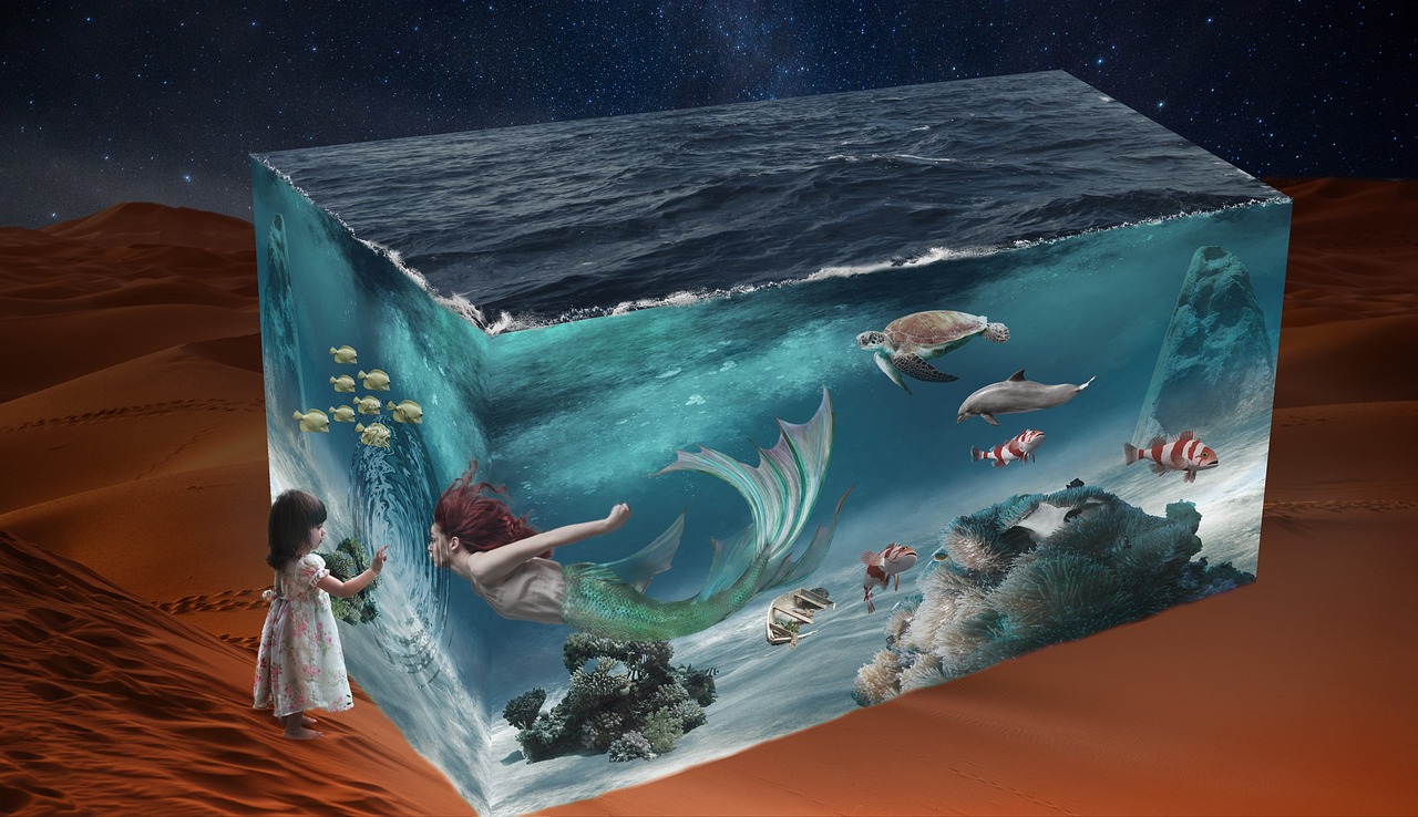 海洋奇幻之旅，魚與動(dòng)漫的夢(mèng)幻交融